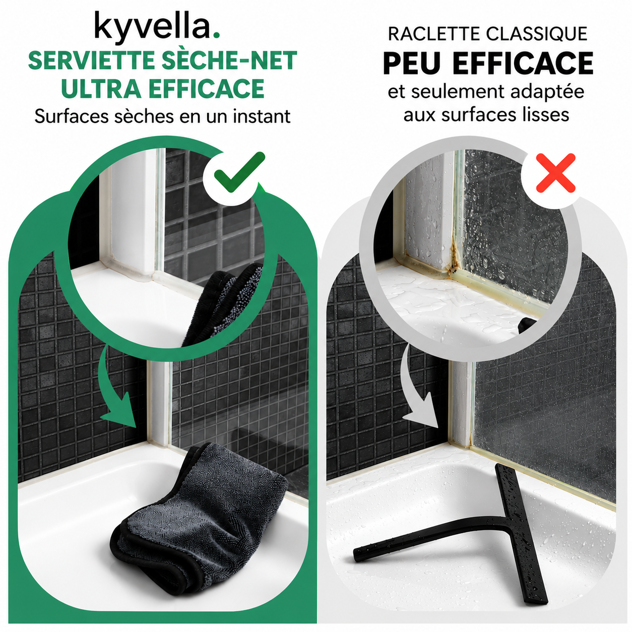 Serviette de séchage Kyvella